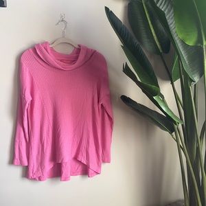 Cathrine Malandrino Pink Cowl neck top